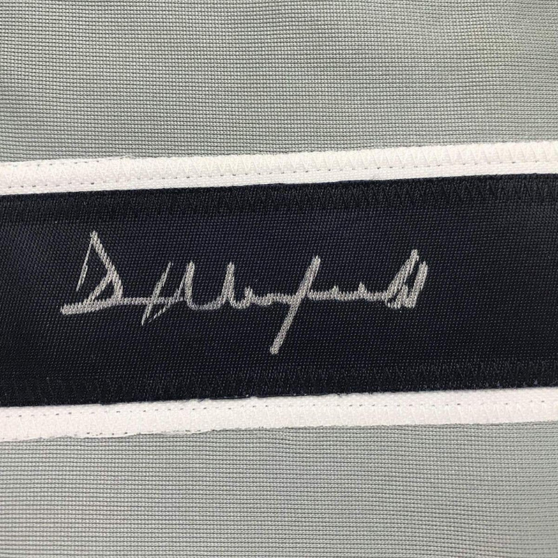 Autographed/Signed Dave Winfield New York Grey Stat Baseball Jersey JSA COA
