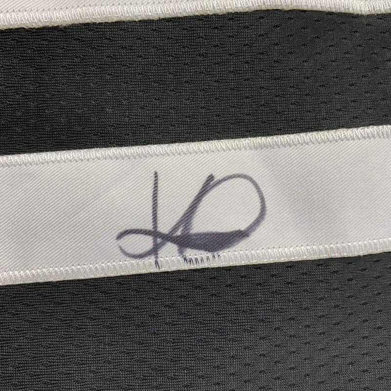 Autographed/Signed Kyrie Irving Brooklyn Black City Basketball Jersey JSA COA