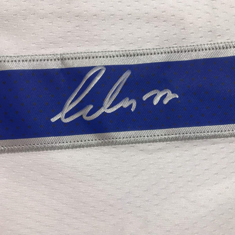 Autographed/Signed Luka Doncic Dallas White Basketball Jersey PSA/DNA COA
