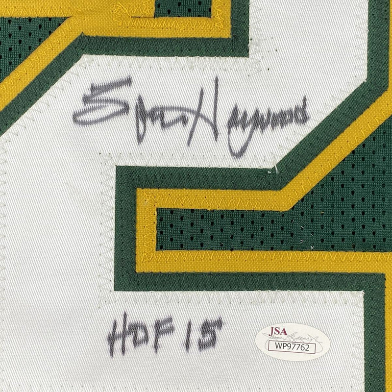 Autographed/Signed Spencer Haywood HOF 15 Seattle Green Basketball Jersey JSA COA