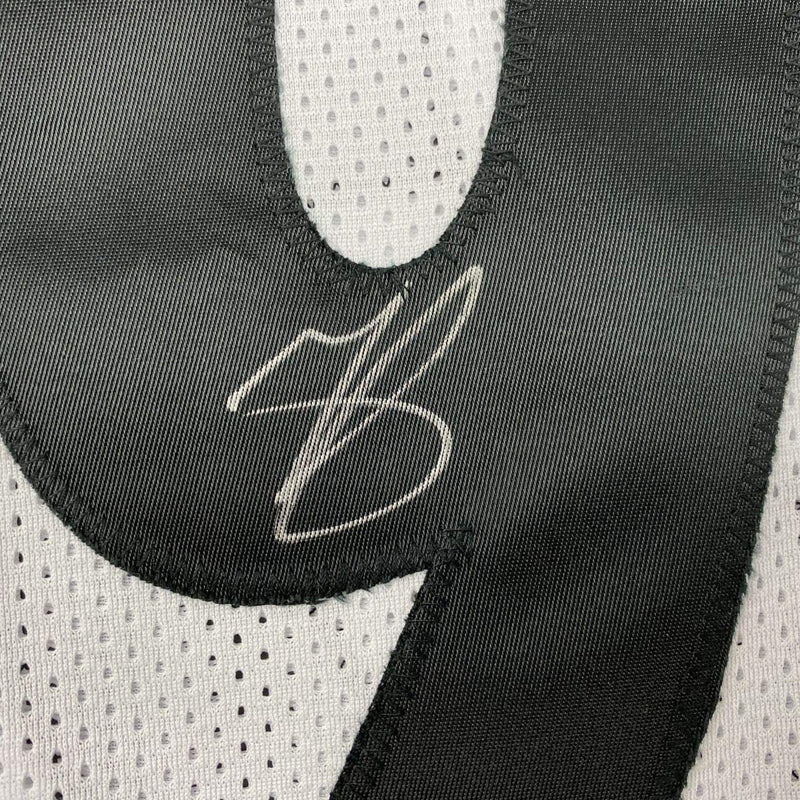 Autographed/Signed Minkah Fitzpatrick Pittsburgh White Football Jersey Beckett BAS COA