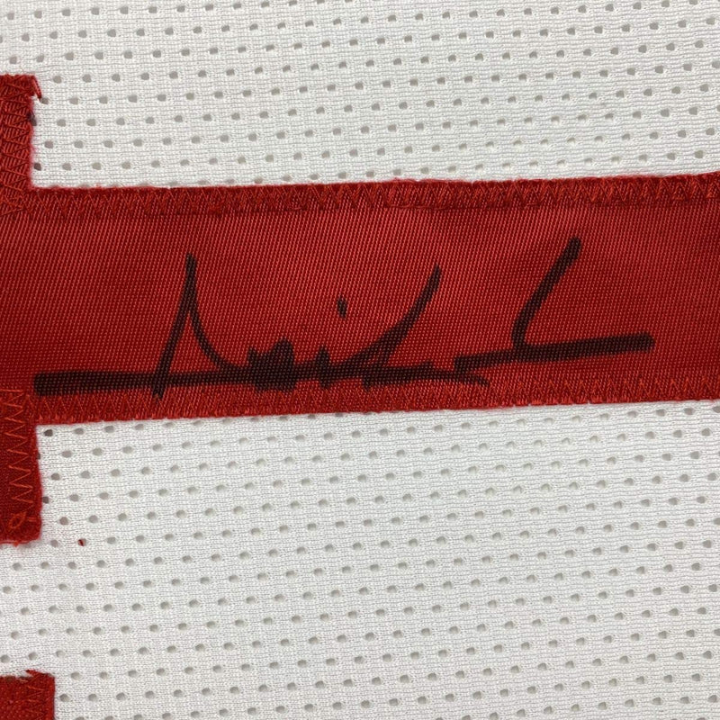 Autographed/Signed Isiah Thomas Indiana White Basketball Jersey Beckett BAS COA