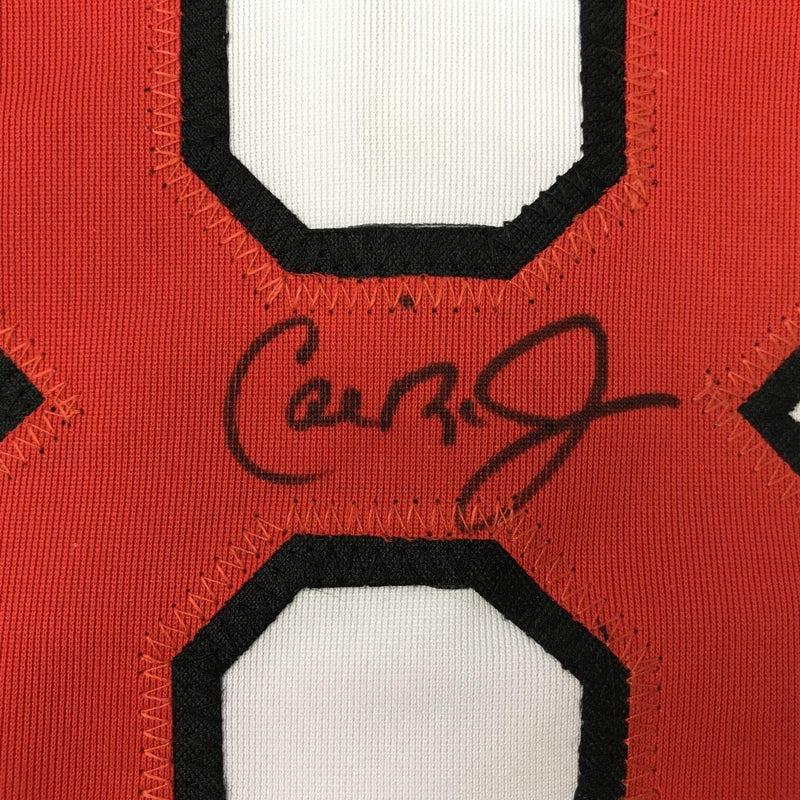 Autographed/Signed Cal Ripken Jr. Baltimore White Baseball Jersey JSA COA