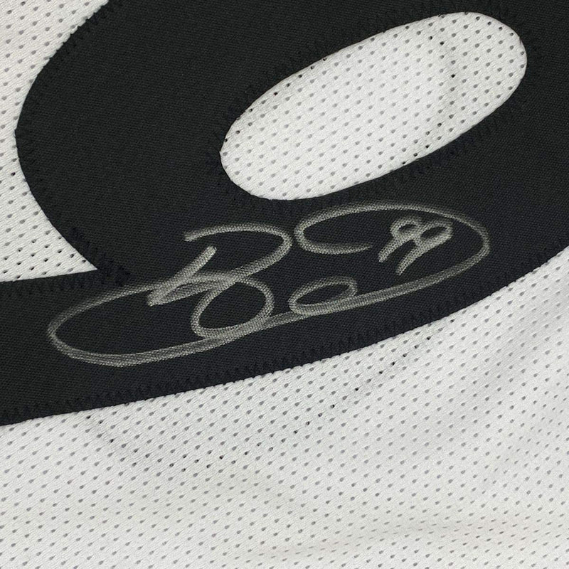 Autographed/Signed Brett Keisel Pittsburgh White Football Jersey JSA COA