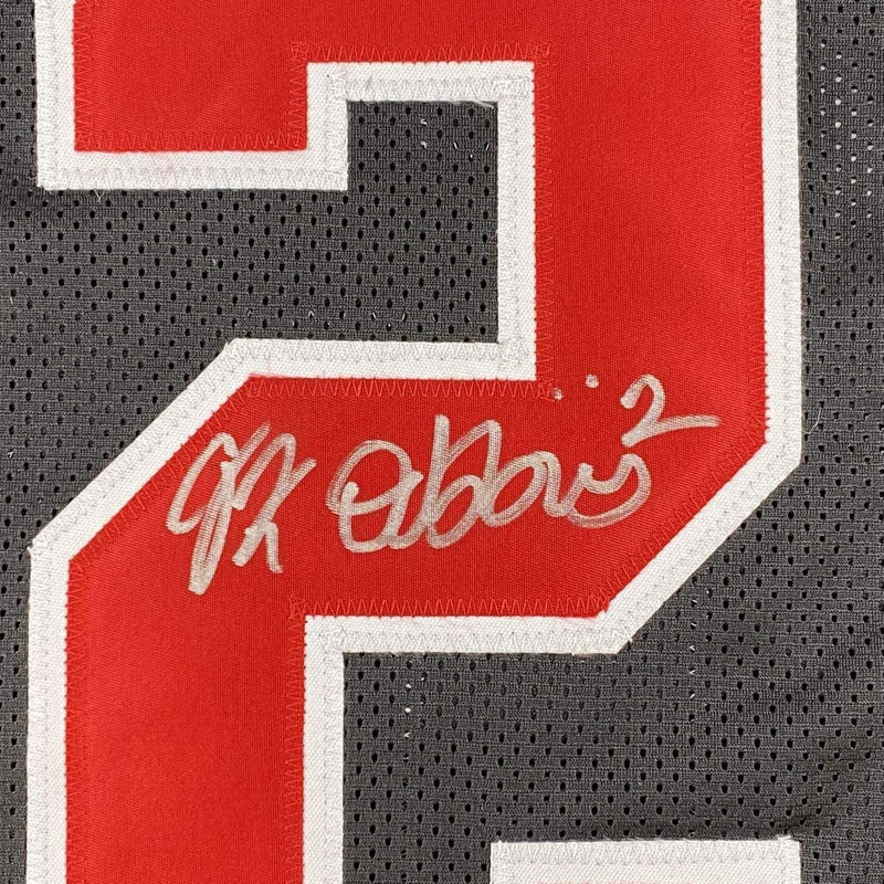 Autographed/Signed JK J.K. Dobbins Ohio State Black College Football Jersey Beckett BAS COA