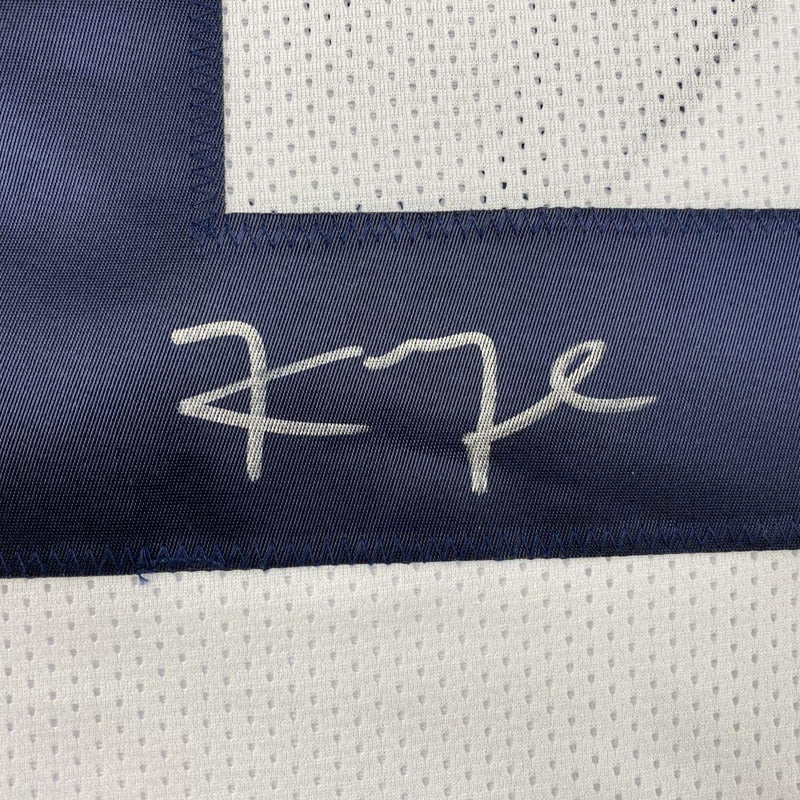 Autographed/Signed Khalil Mack Chicago Retro White Football Jersey Beckett BAS COA