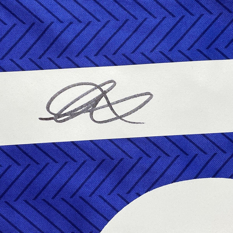 Autographed/Signed Mason Mount Chelsea FC Blue Soccer Futbol Jersey Beckett BAS COA #2