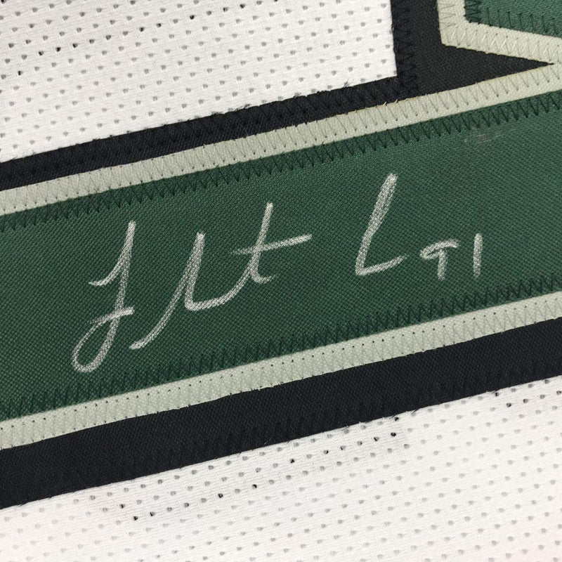 Autographed/Signed Fletcher Cox Philadelphia White Football Jersey JSA COA