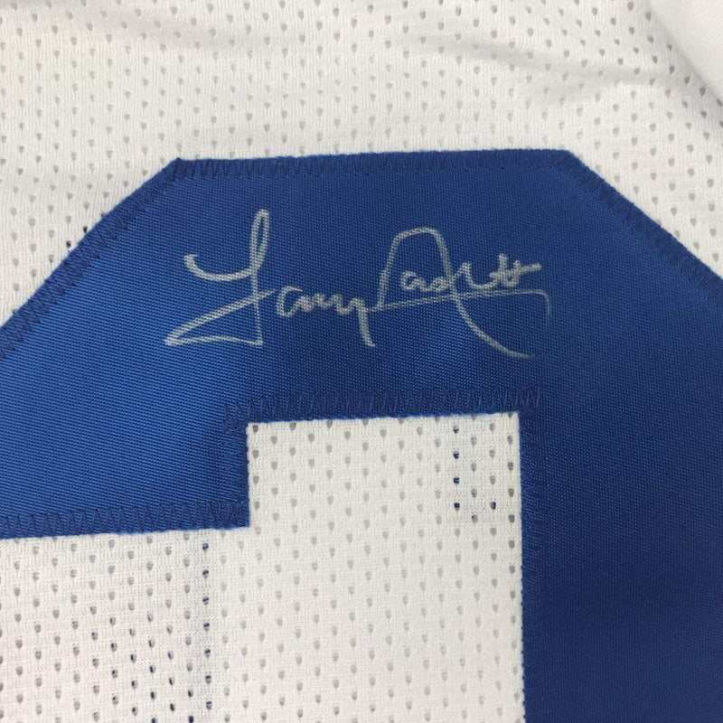 Autographed/Signed Tony Dorsett Dallas White Football Jersey Beckett BAS COA