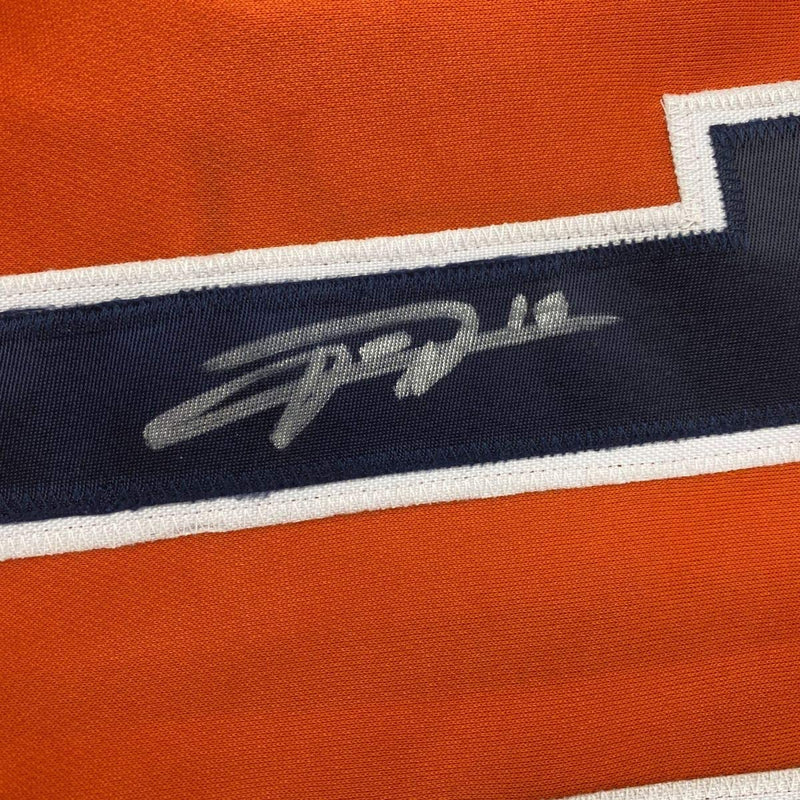 Autographed/Signed Yulieski Yuli Gurriel Houston Orange Baseball Jersey JSA COA