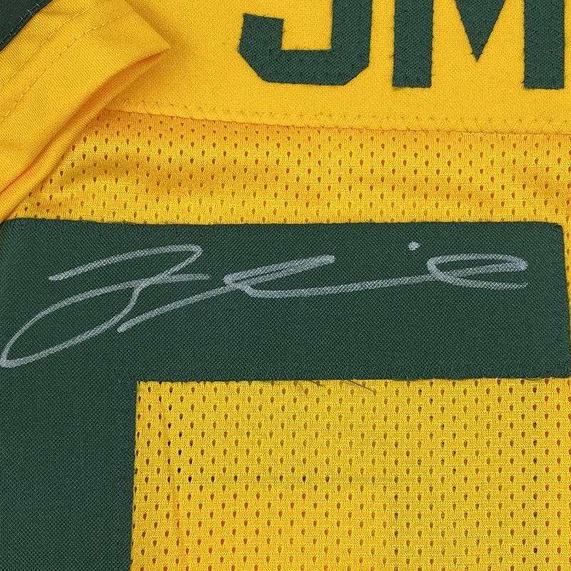 Autographed/Signed Za'Darius Smith Green Bay Yellow Football Jersey JSA COA