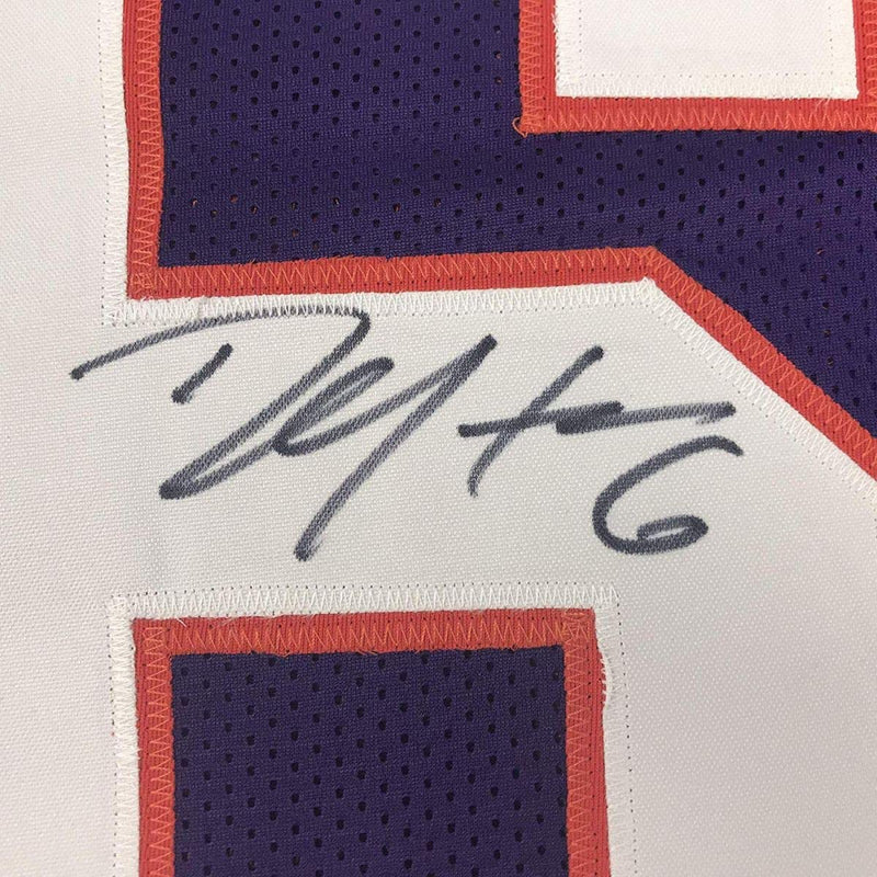 Autographed/Signed DeAndre Hopkins Clemson Purple College Football Jersey JSA COA
