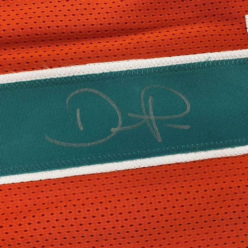 Autographed/Signed Devante Parker Miami Orange Football Jersey JSA COA