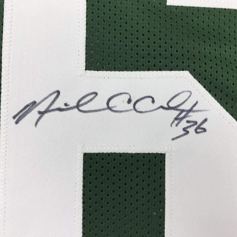 Autographed/Signed Nick Collins Green Bay Green Football Jersey PSA/DNA COA