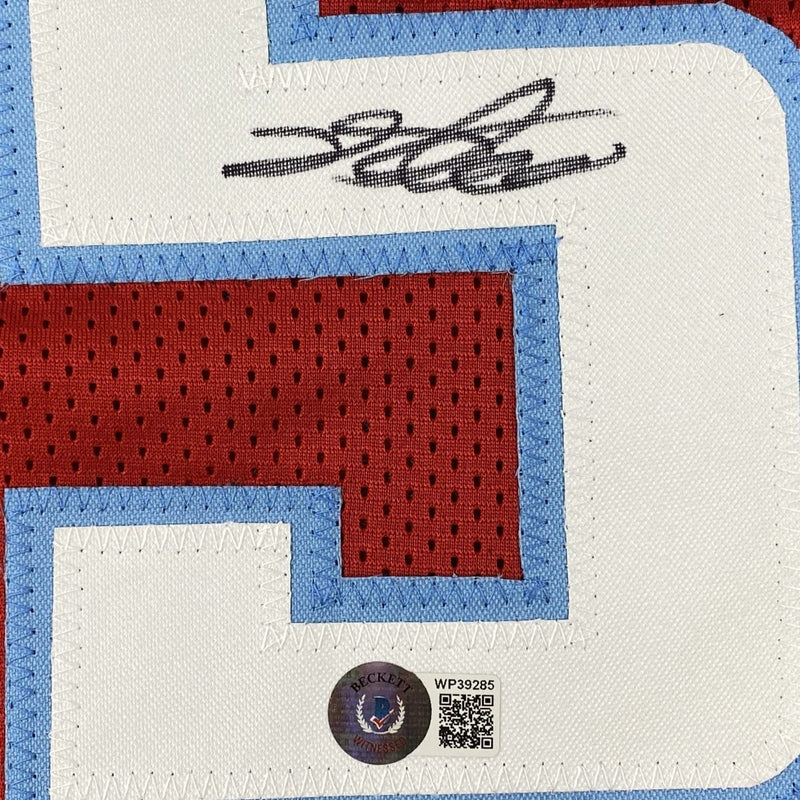 Autographed/Signed De'Aaron Fox Sacramento Red City Edition Basketball Jersey Beckett BAS COA