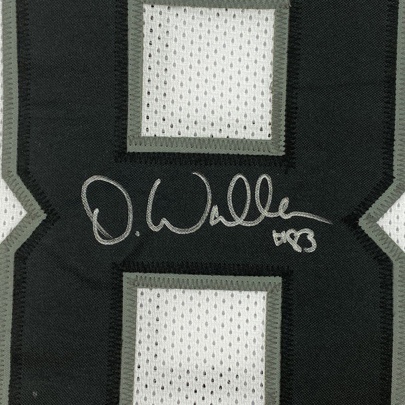 Autographed/Signed Darren Waller Las Vegas Oakland White Football Jersey Beckett BAS COA