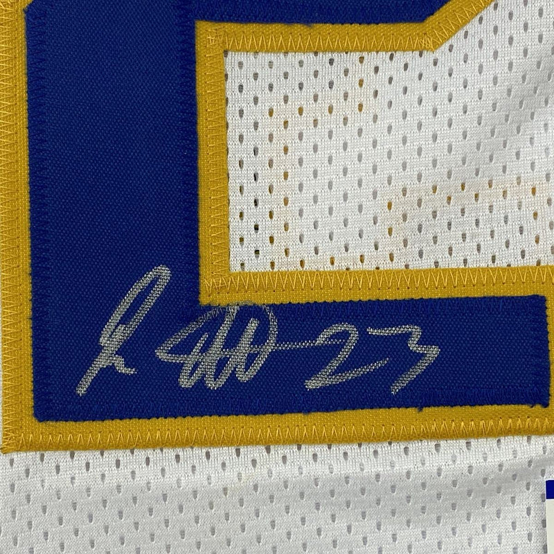 Autographed/Signed Ron Artest Metta World Peace Indiana White Basketball Jersey JSA COA