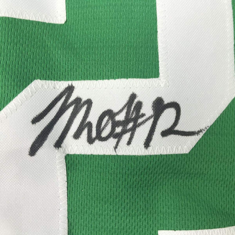 Autographed/Signed Terry Rozier Boston Green Basketball Jersey JSA COA