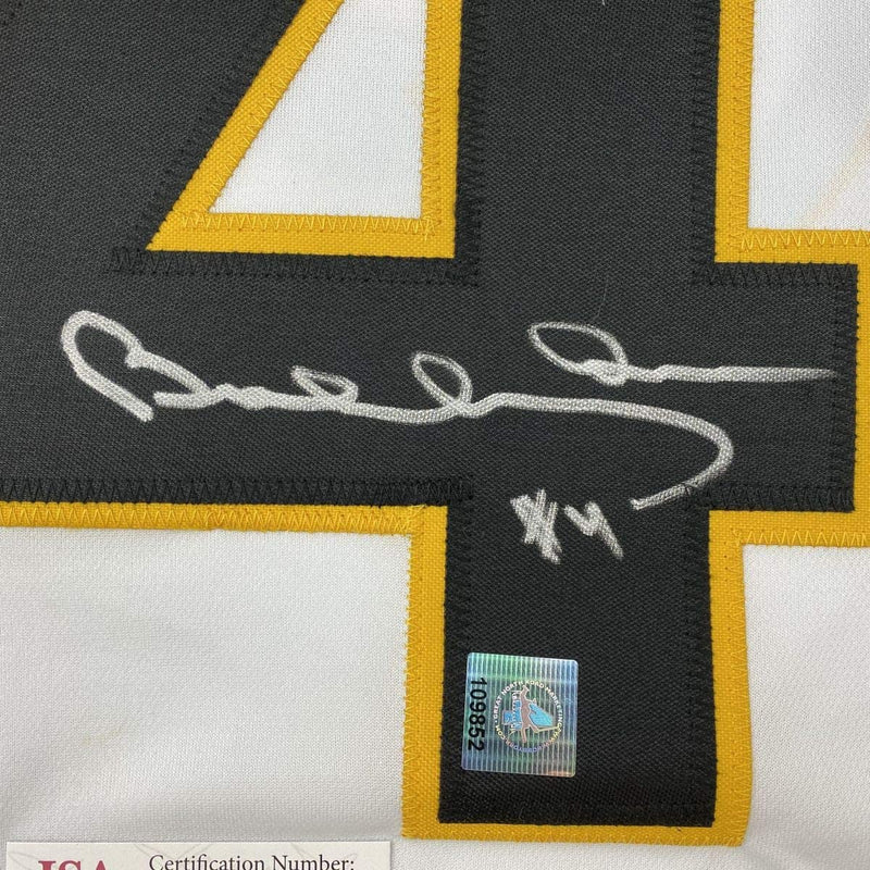 Autographed/Signed Bobby Orr Boston White Hockey Jersey JSA & GNR COA