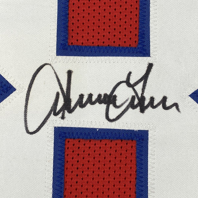 Autographed/Signed Irving Fryar New England Red Football Jersey JSA COA