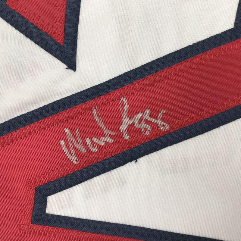 Autographed/Signed Wade Boggs Boston White Baseball Jersey JSA COA