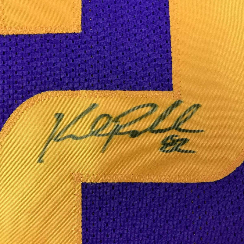 Autographed/Signed Kyle Rudolph Minnesota Color Rush Football Jersey JSA COA