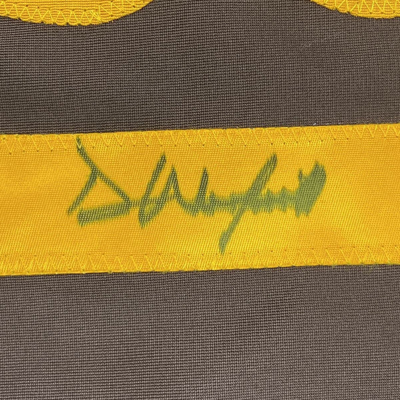 Autographed/Signed Dave Winfield San Diego Brown Retro Baseball Jersey JSA COA