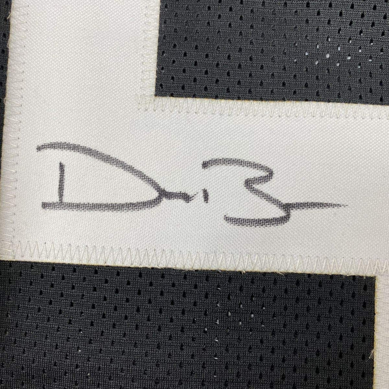 Autographed/Signed Devin Bush Pittsburgh Retro Black Football Jersey JSA COA