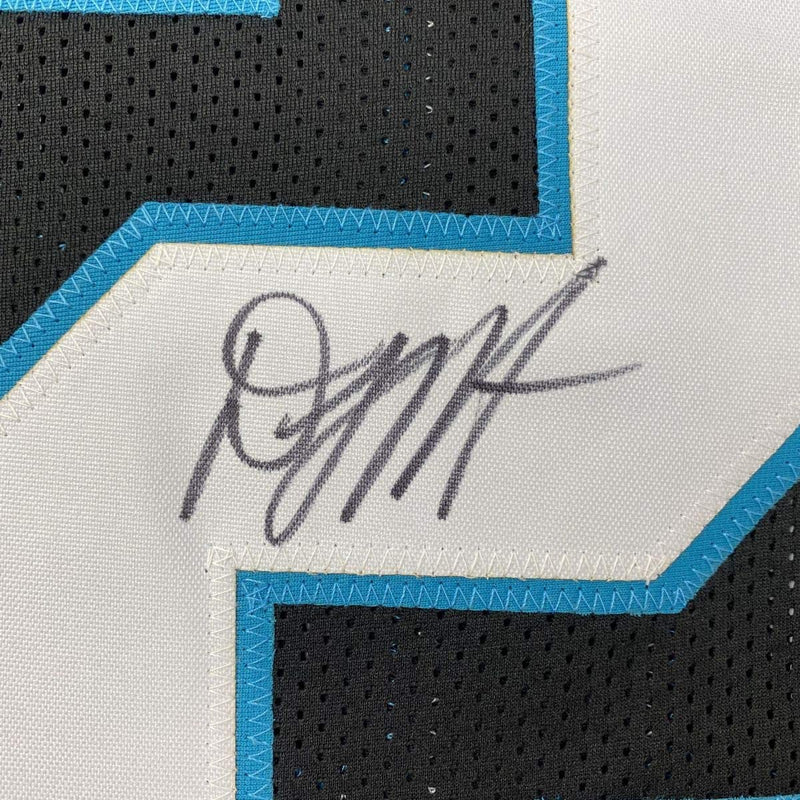 Autographed/Signed DJ D.J. Moore Carolina Black Football Jersey JSA COA