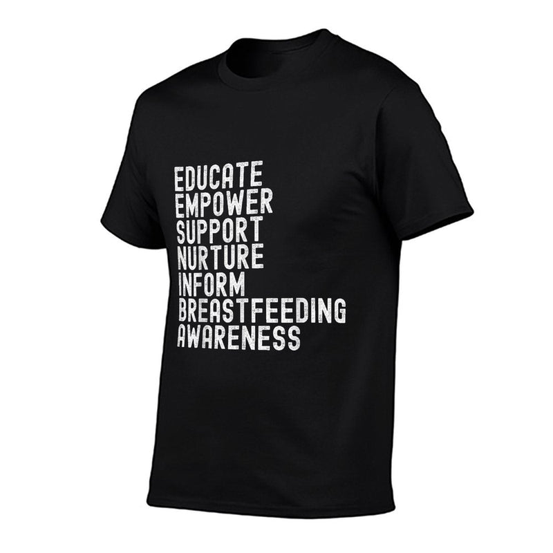 World Breastfeeding Week Awareness Breast Milk Lactation Mom  Classic T-Shirt