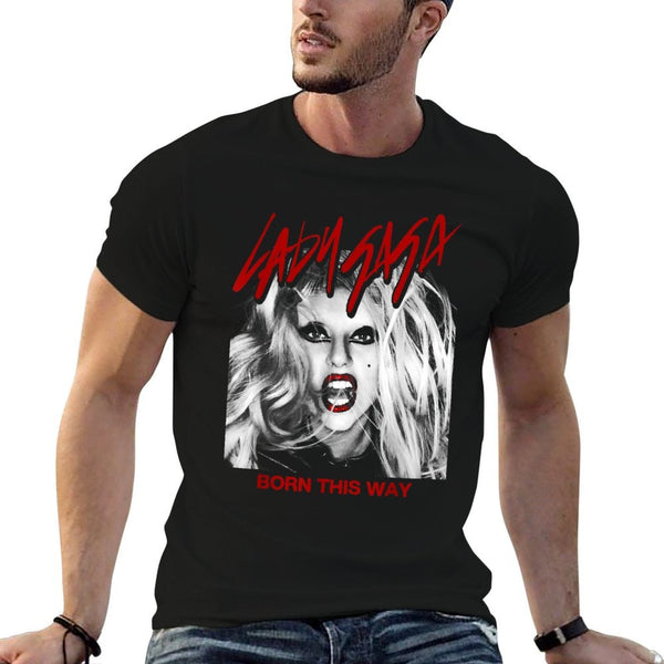 Official Lady Gaga Born This Way Cover  Breathable T-Shirt