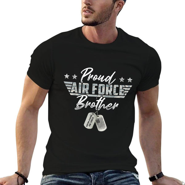 Proud Air Force Brother Military Air Force Family Matching  Soft T-Shirt