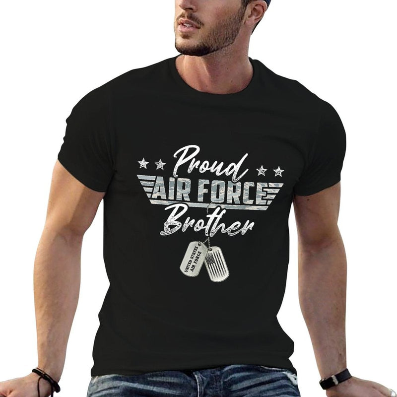 Proud Air Force Brother Military Air Force Family Matching  Soft T-Shirt