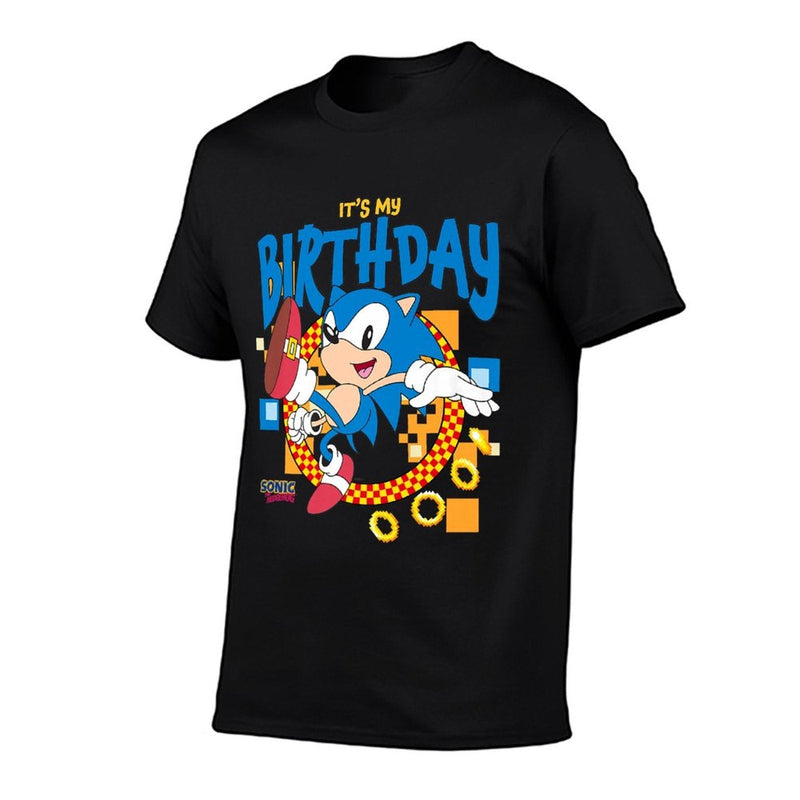 Sonic The Hedgehog Birthday Its My Birthday Cheering Sonic Premium  Breathable T-Shirt