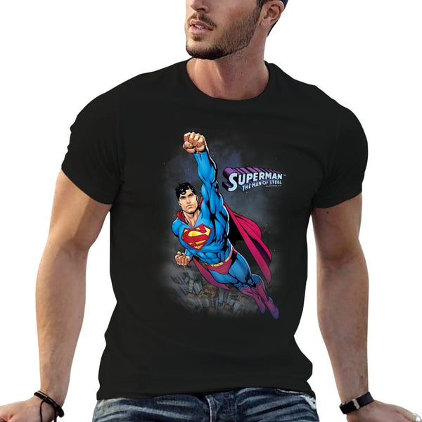 Superman Twilight Flight  Summer-ready Fabric T-Shirt