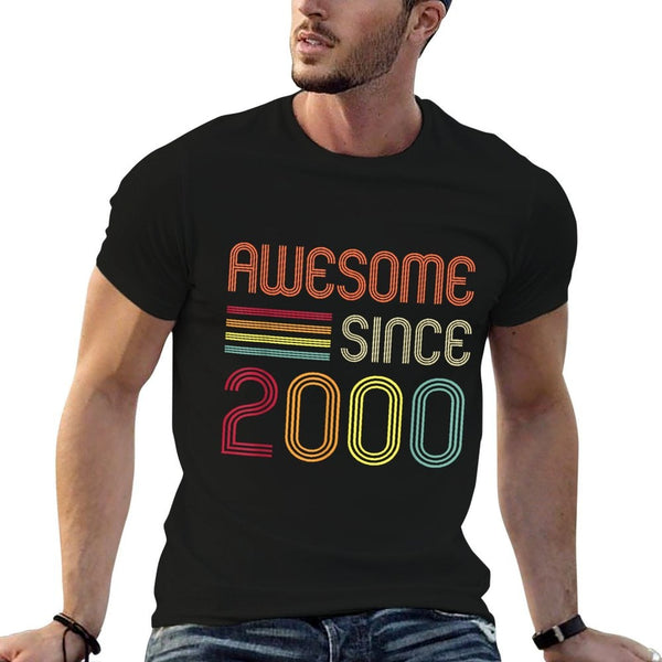 Awesome Since 2000 24th Birthday Retro  Lightweight T-Shirt