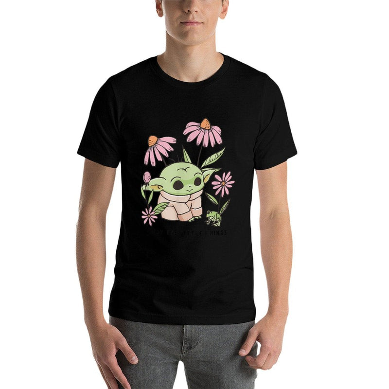 Star Wars The Mandalorian Grogu Enjoy The Little Things  Quick-drying T-Shirt