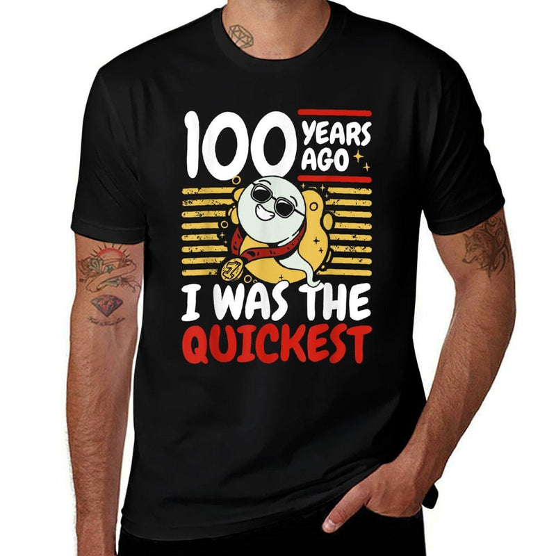 100 Years Ago - 100th Birthday  Vintage-inspired T-Shirt
