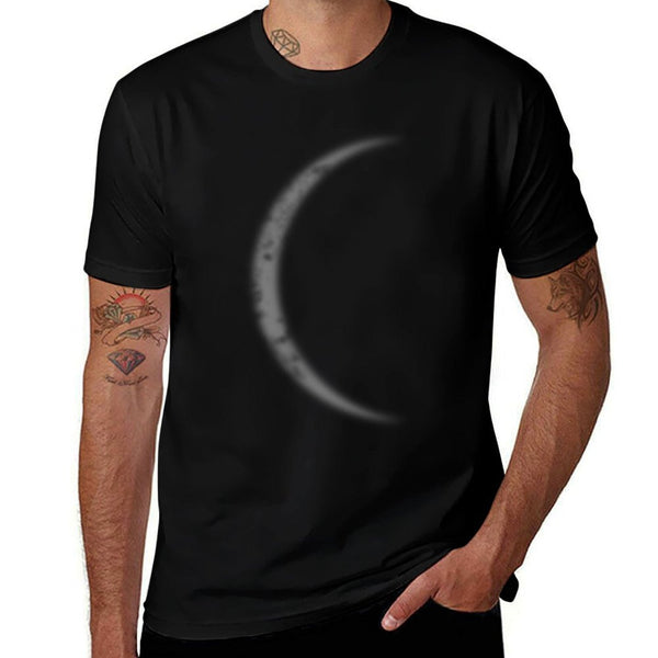 Moon Crescent - Graphic Novelty Simple Cool  Vintage-inspired T-Shirt