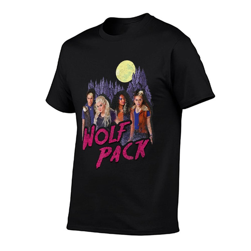 Disney Zombies Wolf Pack Full Moon Group Poster  Slim-fit Cut T-Shirt