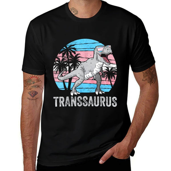Transgender Pride Trans Dinosaur Trex LGBTQ Transsaurus  Graphic-printed T-Shirt