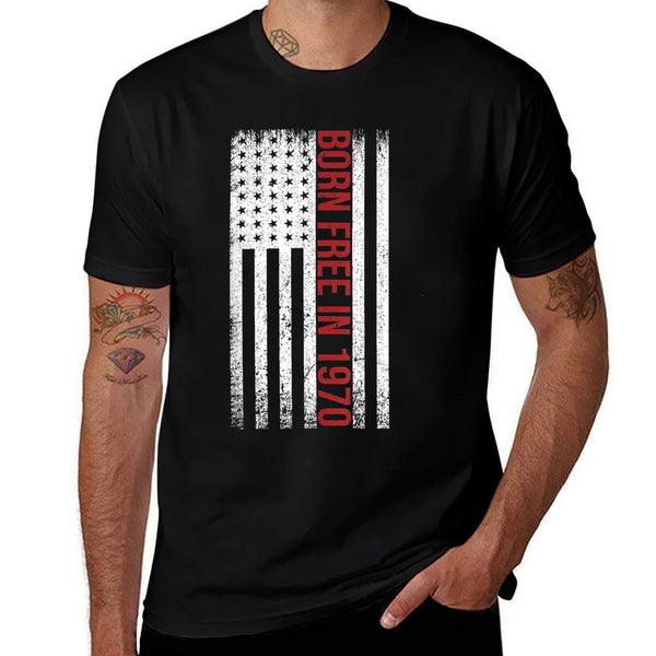 BORN FREE IN 1970. 50th BIRTHDAY SHIRT Comfortable T-Shirt