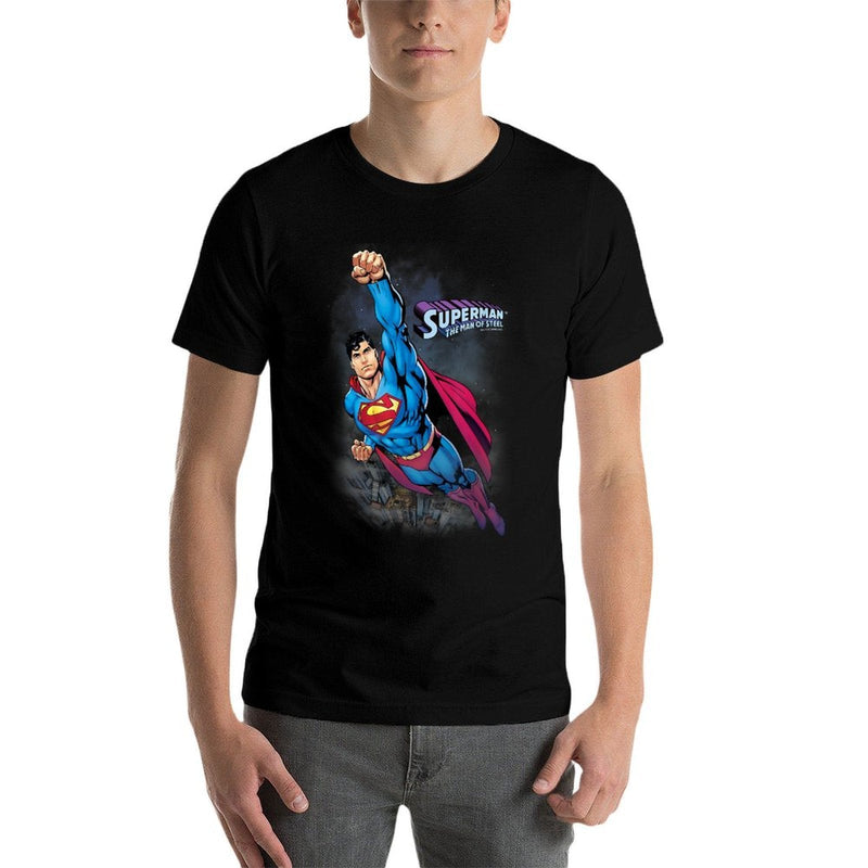 Superman Twilight Flight  Summer-ready Fabric T-Shirt