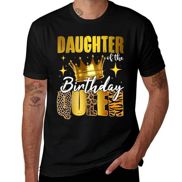 Daughter Of The Birthday Queen Women Bday Party Gift  Slim-fit Cut T-Shirt