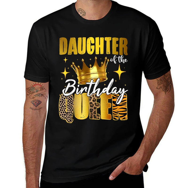 Daughter Of The Birthday Queen Women Bday Party Gift  Slim-fit Cut T-Shirt