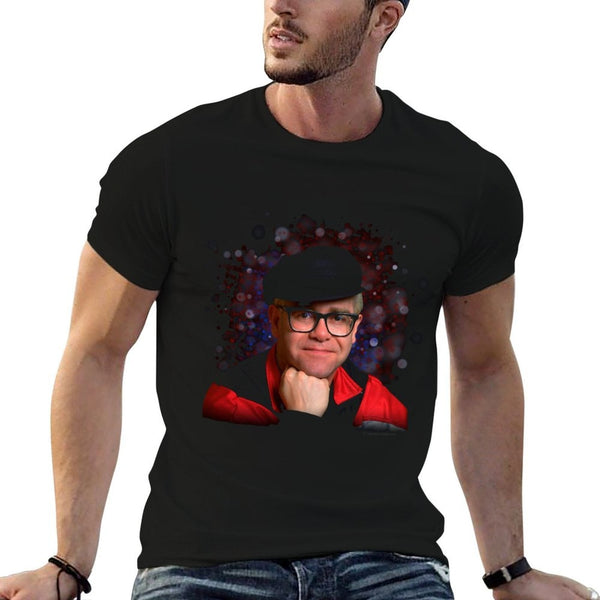 TV Times Elton John Smile  Polyester Blend T-Shirt