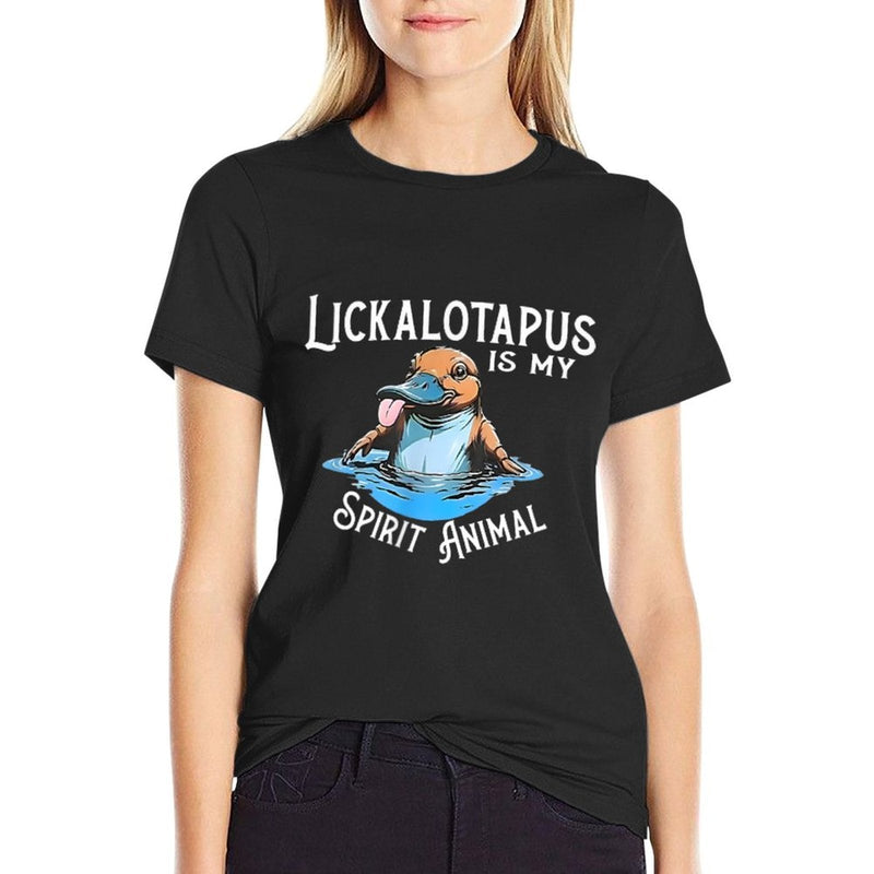 Lickalottapus Is My Spirit Animal - Front And Back Comfortable T-Shirt