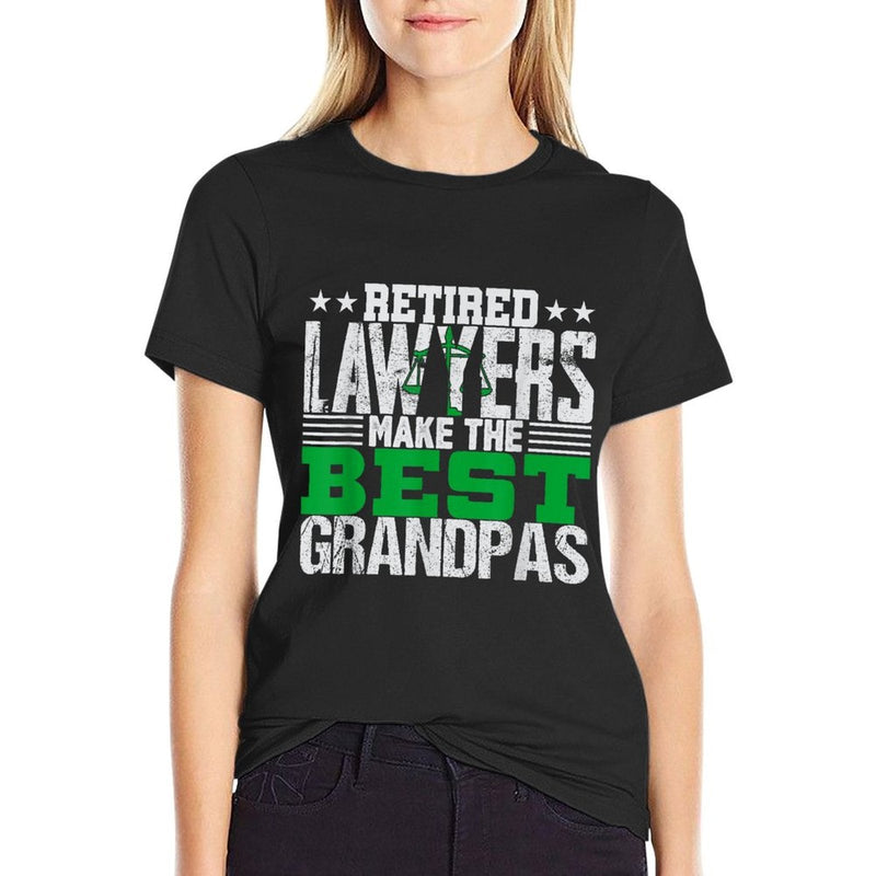Retired Lawyers Grandpa T Attorney Retirement Gift  Eco-friendly Material T-Shirt