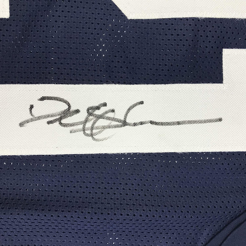 Autographed/Signed Deion Sanders Dallas Thanksgiving Day Football Jersey JSA COA