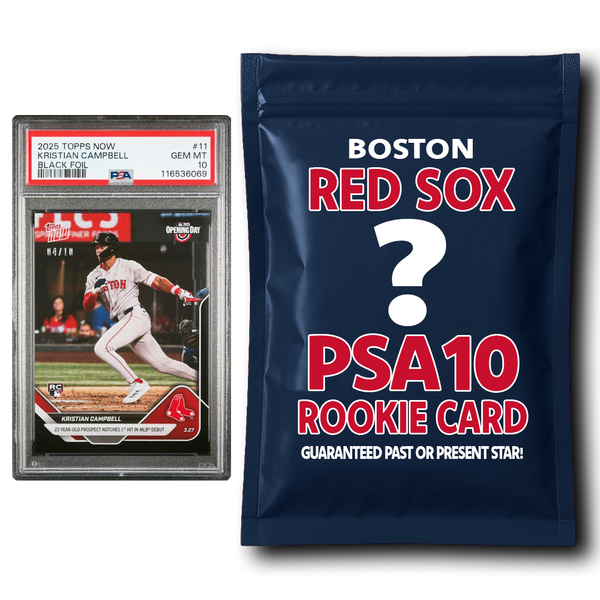Boston Red Sox PSA 10 Graded Rookie Card Mystery Pack
